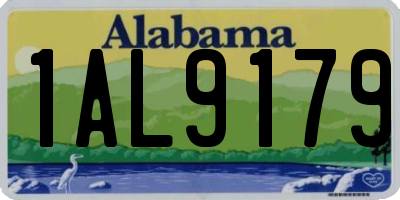 AL license plate 1AL9179