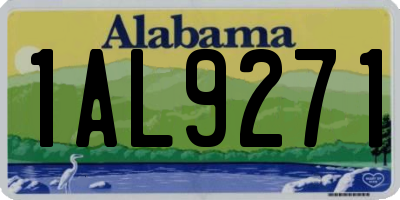AL license plate 1AL9271