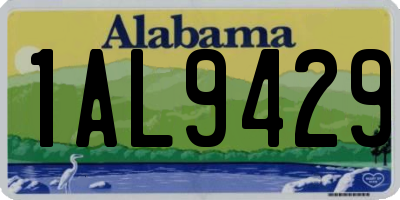 AL license plate 1AL9429