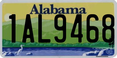 AL license plate 1AL9468