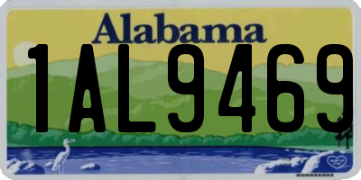 AL license plate 1AL9469