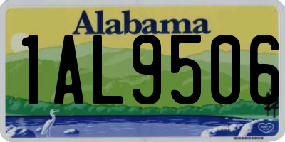 AL license plate 1AL9506