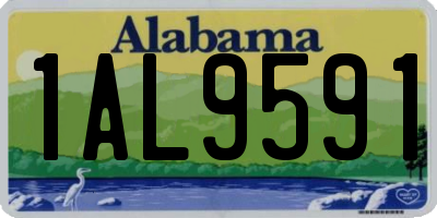AL license plate 1AL9591