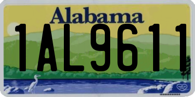 AL license plate 1AL9611
