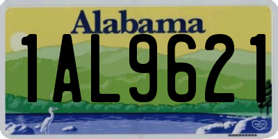 AL license plate 1AL9621