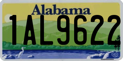 AL license plate 1AL9622