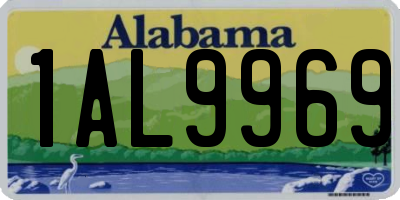 AL license plate 1AL9969