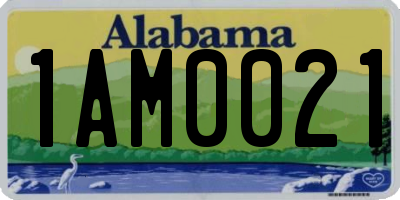 AL license plate 1AM0021