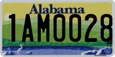 AL license plate 1AM0028