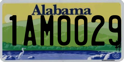 AL license plate 1AM0029