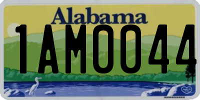AL license plate 1AM0044