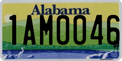 AL license plate 1AM0046