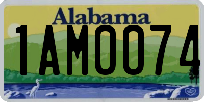 AL license plate 1AM0074