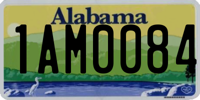 AL license plate 1AM0084