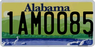 AL license plate 1AM0085