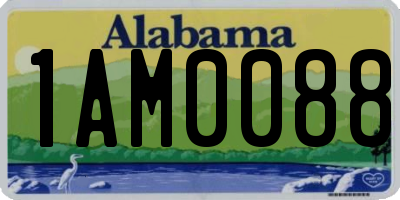 AL license plate 1AM0088
