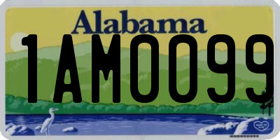 AL license plate 1AM0099