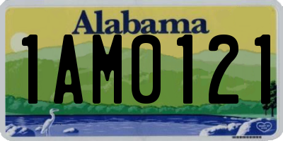 AL license plate 1AM0121