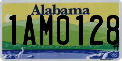 AL license plate 1AM0128