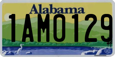 AL license plate 1AM0129