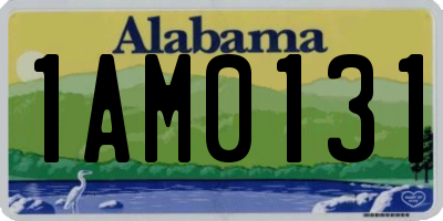 AL license plate 1AM0131