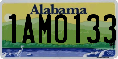 AL license plate 1AM0133