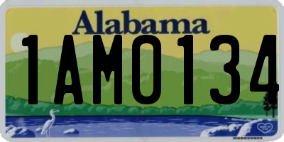 AL license plate 1AM0134