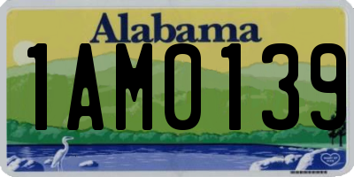 AL license plate 1AM0139
