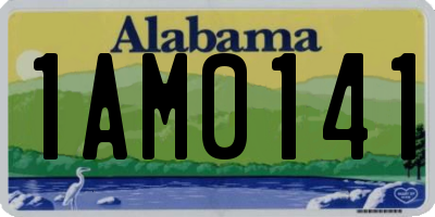 AL license plate 1AM0141