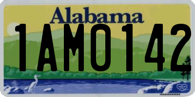 AL license plate 1AM0142