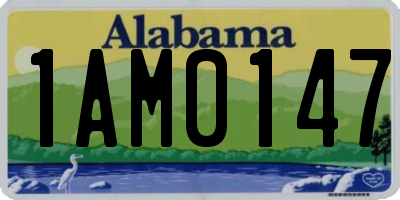 AL license plate 1AM0147