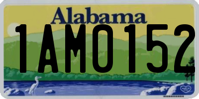 AL license plate 1AM0152
