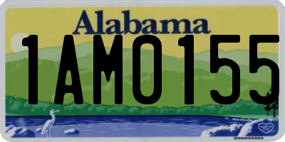 AL license plate 1AM0155