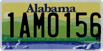 AL license plate 1AM0156