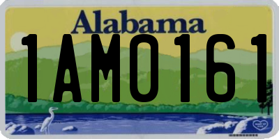 AL license plate 1AM0161