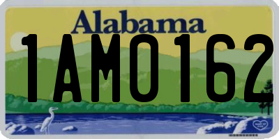 AL license plate 1AM0162