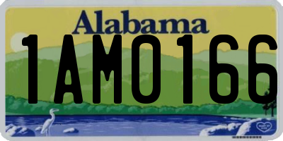 AL license plate 1AM0166