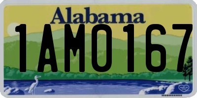 AL license plate 1AM0167
