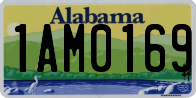 AL license plate 1AM0169