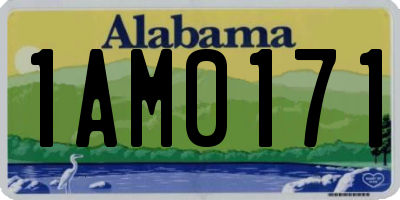 AL license plate 1AM0171
