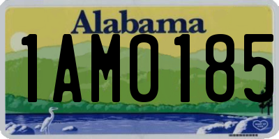 AL license plate 1AM0185