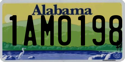 AL license plate 1AM0198