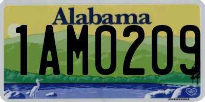 AL license plate 1AM0209