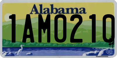 AL license plate 1AM0210