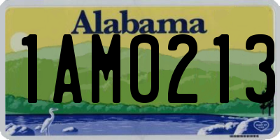 AL license plate 1AM0213