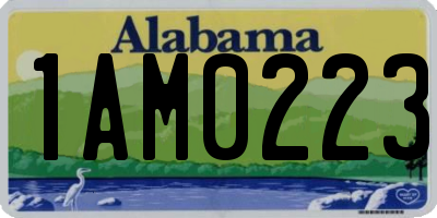 AL license plate 1AM0223