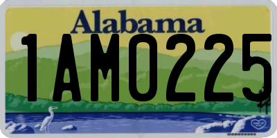 AL license plate 1AM0225