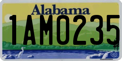 AL license plate 1AM0235