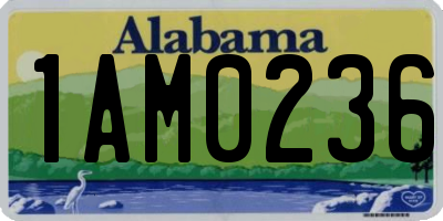 AL license plate 1AM0236
