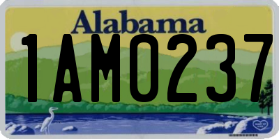 AL license plate 1AM0237